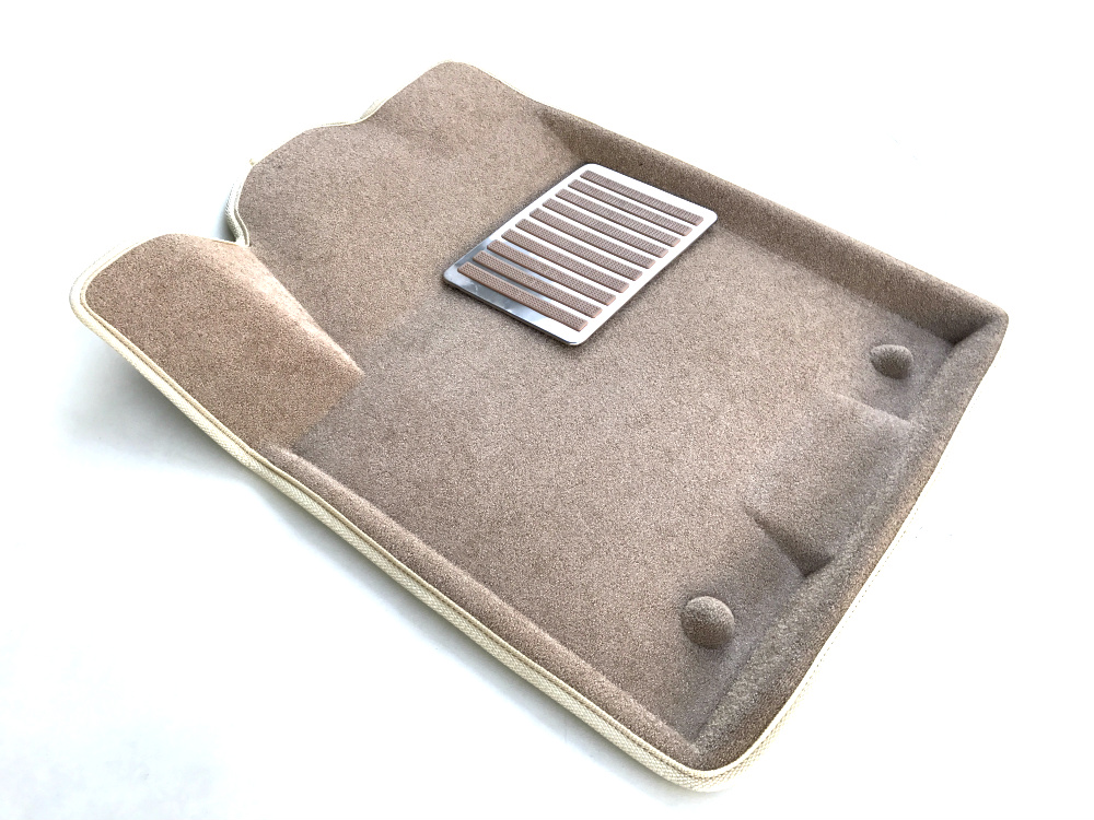 Коврики салона текст. 3D euro-std INFINITI QX 56/80 /NISSAN Patrol (2010-) (3 ряд) (БЕЖ) (EM3D) NP2